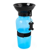 cheap Dog Bowls &amp; Feeders-500ml Dog Water Bottle Pet Puppy Cat Sport Portable Travel Outdoor Dogs Water Bowl Drinker Drinking Water Mug Cup Dispenser