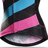 abordables Conjuntos de ropa para hombre-Mujer Maillot de Ciclismo con Culotte Manga Corta MTB Bicicleta Montaña Ciclismo Carretera Verano Primavera Otoño Rosa Morado Naranja Color sólido Rayas Retazos Bicicleta Almohadilla 3D Ciclismo