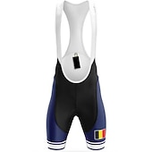 Χαμηλού Κόστους Ανδρικά σορτς, καλσόν &amp; παντελόνια-Ανδρικά Συμπαγές Χρώμα Με Μοτίβο Βέλγιο Εθνική Σημαία Αθλητική φόρμα σορτς ποδηλασίας Ποδήλατο Σορτσάκι με τιράντες Παντελόνια Ποδηλασία Βουνού Ποδηλασία Δρόμου Αθλητισμός 3D Pad