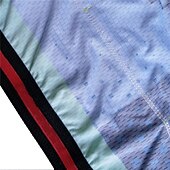 billiga Tröjor för män-Herr Cykeltröja Kortärmad Cykel Tröja Överdelar med 3 bakfickor Bergscykling Vägcykling UV-resistent Andningsfunktion Snabb tork Bakficka Gul Röd Orange Rutig Polyester sporter Kläder