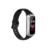 Недорогие Ремешки для часов Samsung-Ремешок для часов для Samsung Galaxy Fit SM-R370 силиконовый Замена Ремень Мягкость Эластичный Дышащий Спортивный ремешок Браслет