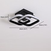olcso Süllyesztett és félig süllyesztett lámpák-24 cm-es mennyezeti lámpa LED süllyesztett lámpák fém modern stílusú festett felületek 110-120v 220-240v