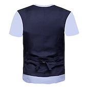 ieftine Tricouri 3D-Bărbați Grafic Abstract #D Tricou Manșon scurt Tricou Rotund Cămașă Șic Stradă Afacere Muncă Ieșire Negru Galben Roșu Vin Îmbrăcăminte S M L XL XXL 3XL 4XL