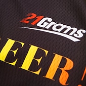 economico Maglie da uomo-Per uomo Maglia da Ciclismo A Motivi Divertente Birra dell'Oktoberfest Manica Corta Bicicletta Top con 3 tasche posteriori Mountain Bike MTB Ciclismo su strada Resistente ai Raggi UV Asciugatura