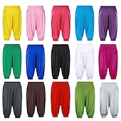 cheap Wide Leg &amp; High Waisted-Women&#039;s Harem Pants Quick Dry Lightweight High Waist Yoga Zumba Fitness Gym Workout Bloomers Capri Pants Fashion White Black Green Modal Plus Size Sports Activewear High Elasticity Loose / Royal Blue