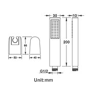 Недорогие Hand Shower-Contemporary Hand Shower Chrome / Brushed / Ti-PVD Feature - Shower, Shower Head / Stainless Steel / Brass / Yes
