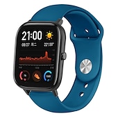 abordables Otras correas de reloj-Ver Banda para Amazfit GTS 4,4mini, 3,2,2mini, 2e, GTR 42mm, Bip U Pro, U, 3 Pro, 3, S lite, S, lite Silicona suave Reemplazo Correa Correa Deportiva Pulsera