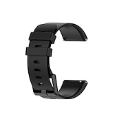 billiga Fitbit klockband-Smart Watch-band för Fitbit Versa 2 / Versa Lite / Versa SE / Versa Mjuk silikon Smart klocka Rem Justerbar Andningsfunktion Klassiskt lås Sportband Ersättning Armband