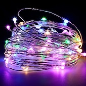 cheap Battery String Lights-Photo Clip String Lights 10M with 100 Clips LED Fairy Lights for Dorm Party Garland Christmas Decoration Party Wedding Christmas String Lights