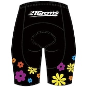 baratos Calças, Calções e Saias de Mulher-Mulheres Côr Sólida Padrão Botânico floral Shorts de ciclismo Calções de bicicleta Moto Calção Calças Ciclismo de Montanha Ciclismo de Estrada Esportes Tapete 3D Secagem Rápida Resistente Raios