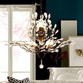 cheap Candle-Style Design-7-Light 60 cm Chandelier Metal Electroplated 110-120V 220-240V