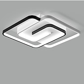 abordables Plafonniers encastrés et semi-encastrés-45 cm led plafonnier simple moderne chaud chambre lumière nordique mode chambre lumière 45 cm créatif salle à manger lumière