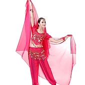 voordelige Dansaccessoires-lichtgewicht chiffon handsjaal buikdanskostuum outfit hippe sjaal sjaals sluiers (alleen sjaal)