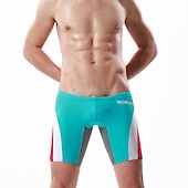 economico Costumi da Bagno per Uomini-SEOBEAN® Per uomo Pantaloncini da mare Pantaloni Nuoto Surf Sport acquatici Costumi da bagno Traspirante Asciugatura rapida Comodo Chinlon Elastene Abbigliamento mare / Estate / Elasticizzato