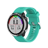 Недорогие Ремешки для часов Garmin-Ремешок для часов для Garmin Подход S42 / S40 / S12 силиконовый Замена Ремень Дышащий Спортивный ремешок Браслет
