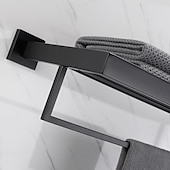 Недорогие Держатели для полотенец-Держатель для полотенец / Полка для ванной Многослойный / Креатив Современное Нержавеющая сталь 1шт - Ванная комната На стену