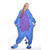 tanie Kostiumy Onesie-Dla dorosłych Niejednolita całość Odzież nocna Moro Kostium Onesie Strój karnawałowy Osiołek Piżama Onesie Piżama Kigurumi Piżama zabawny kostium Dla Mężczyźni i kobiety Święta Karnawał Nowy Rok
