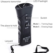 cheap Dog Training &amp; Behavior-New Ultrasonic Dog Chaser Aggressive Attack Repeller Trainer LED Flashlight training Repeller Control Anti Bark Barking