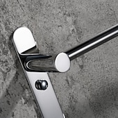 economico Portasciugamani-portasciugamani multistrato portasciugamani portasciugamani, mensola portasciugamani a 3 livelli in acciaio inossidabile per bagno portasciugamani da 30 cm ~ 70 cm (nero/cromo/oro spazzolato/nichel spazzolato)