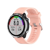 Недорогие Ремешки для часов Garmin-Ремешок для часов для Garmin Подход S42 / S40 / S12 силиконовый Замена Ремень Дышащий Спортивный ремешок Браслет