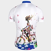 economico Maglie da donna-Per donna Maglia da ciclismo Manica corta Autunno Bicicletta Maglietta / Maglia Superiore con 3 tasche posteriori Ciclismo da montagna Cicismo su strada Traspirante Asciugatura rapida Design