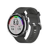 Недорогие Ремешки для часов Garmin-Ремешок для часов для Garmin Подход S42 / S40 / S12 силиконовый Замена Ремень Дышащий Спортивный ремешок Браслет