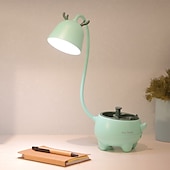 cheap Desk Lamps-Smart Touch Desk Lamp Rechargeable Eye Protection Adjustable Brightness USB Charging For Bedroom Study Room Office DC 5V Pink Green White