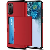 cheap Samsung Cases-Phone Case For Samsung Galaxy S24 S23 S21 S20 Plus Ultra Note 20 10 S25 Ultra Back Cover Bumper Frame Four Corners Drop Resistance With Card Holder Armor TPU