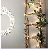 economico Striscie luci a batteria-elegante festa di nozze ricevimento 10m 100led filo d&#039;argento luci a led stringa - flessibile ghirlanda fata stringa bianco caldo per arredamento casa