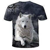 economico Magliette con stampa animale-Per uomo Animali 3D maglietta Manica corta maglietta Rotonda Camicia Streetwear Esagerato Giornaliero Per eventi Arcobaleno Abbigliamento S M L XL 2XL 3XL