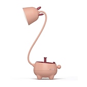 cheap Desk Lamps-Smart Touch Desk Lamp Rechargeable Eye Protection Adjustable Brightness USB Charging For Bedroom Study Room Office DC 5V Pink Green White