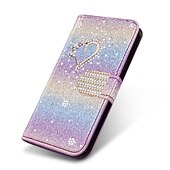 Недорогие Чехлы для Samsung-телефон Кейс для Назначение SSamsung Galaxy S24 S23 S22 S21 S20 Plus Ultra A54 A34 A14 А73 А53 А33 S10 Plus A52 S10 S25 Ультра Кошелек для карт со стендом Флип Сияние и блеск