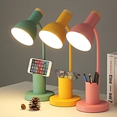 cheap Desk Lamps-Desk Lamp Eye Protection / Adjustable / Dimmable LED power supply For Bedroom / Study Room / Office AC100-240V Yellow / Blue / Pink / CE Certified