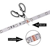 abordables Contrôle à distance-LOENDE 3x5M bandes lumineuses LED Ruban LED Flexibles Ensemble de Luminaires 900 LED 2835 SMD 8mm 1 set RGB Noël Nouvel An Créatif Découpable Décorative 12 V  Auto-Adhésives