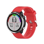 Недорогие Ремешки для часов Garmin-Ремешок для часов для Garmin Подход S42 / S40 / S12 силиконовый Замена Ремень Дышащий Спортивный ремешок Браслет