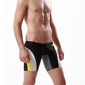 economico Costumi da Bagno per Uomini-SEOBEAN® Per uomo Pantaloncini da mare Pantaloni Nuoto Surf Sport acquatici Costumi da bagno Traspirante Asciugatura rapida Comodo Chinlon Elastene Abbigliamento mare / Estate / Elasticizzato