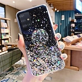Недорогие Чехлы для Samsung-телефон Кейс для Назначение SSamsung Galaxy S24 S23 S22 S21 S20 Plus Ultra А73 А53 А33 A72 A52 A42 S25 Ультра Кейс на заднюю панель со стендом Полная защита тела Сияние и блеск