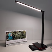 ieftine Lămpi de birou-lampă de birou cu led usb protecție ochilor telefon mobil încărcător fără fir port de încărcare cameră de studiu birou dc 5v 5 oprire reglare luminozitate