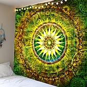 tanie Tkanina mandali-mandala czeski gobelin ścienny art decor koc kurtyna wiszący dom sypialnia salon akademik dekoracja boho hippie psychodeliczny kwiatowy kwiat lotos indyjski