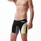 economico Costumi da Bagno per Uomini-SEOBEAN® Per uomo Pantaloncini da mare Pantaloni Nuoto Surf Sport acquatici Costumi da bagno Traspirante Asciugatura rapida Comodo Chinlon Elastene Abbigliamento mare / Estate / Elasticizzato