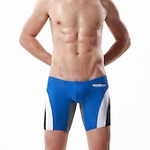 economico Costumi da Bagno per Uomini-SEOBEAN® Per uomo Pantaloncini da mare Pantaloni Nuoto Surf Sport acquatici Costumi da bagno Traspirante Asciugatura rapida Comodo Chinlon Elastene Abbigliamento mare / Estate / Elasticizzato