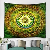tanie Tkanina mandali-mandala czeski gobelin ścienny art decor koc kurtyna wiszący dom sypialnia salon akademik dekoracja boho hippie psychodeliczny kwiatowy kwiat lotos indyjski