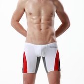 economico Costumi da Bagno per Uomini-SEOBEAN® Per uomo Pantaloncini da mare Pantaloni Nuoto Surf Sport acquatici Costumi da bagno Traspirante Asciugatura rapida Comodo Chinlon Elastene Abbigliamento mare / Estate / Elasticizzato