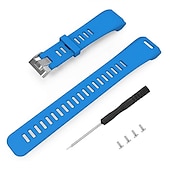 Χαμηλού Κόστους Ζώνες ρολογιών Garmin-Παρακολουθήστε το συγκρότημα για Γκάρμιν Vivosmart HR σιλικόνη Αντικατάσταση Λουρί Αναπνέει Αθλητικό Μπρασελέ Περικάρπιο