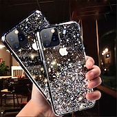 رخيصةأون جرابات آيفون-هاتف غطاء من أجل آيفون 15 برو ماكس بلس iPhone 14 13 12 11 Pro Max Mini X XR XS Max 8 7 Plus غطاء خلفي اضحة وضوح الشمس للنساء فتاة بلينغ بريق لامعة TPU