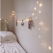 economico Striscie luci a batteria-elegante festa di nozze ricevimento 10m 100led filo d&#039;argento luci a led stringa - flessibile ghirlanda fata stringa bianco caldo per arredamento casa