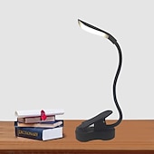 abordables Lampes de lecture-Lampe de lecture Rechargeable / Protection des Yeux / Intensité Réglable Moderne contemporain Batterie Li intégrée Pour Bureau / Bureau de maison / Bureau ABS DC 5V Blanche / Noir