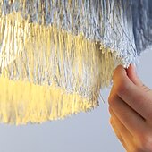 billiga Ring &amp; Rund Design-42 cm enkel design taklampa led tofs metall elektropläterad modern traditionell / klassisk generisk