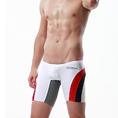 economico Costumi da Bagno per Uomini-SEOBEAN® Per uomo Pantaloncini da mare Pantaloni Nuoto Surf Sport acquatici Costumi da bagno Traspirante Asciugatura rapida Comodo Chinlon Elastene Abbigliamento mare / Estate / Elasticizzato