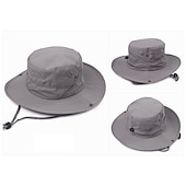 economico Copricapo da esterno-Cappello da sole Cappello da pesca Cappello da escursionismo Cappello Portatile Protezione Solare UV Protezione solare Estate Primavera Autunno Ampia tesa Per uomo Per donna Campeggio / Escursionismo